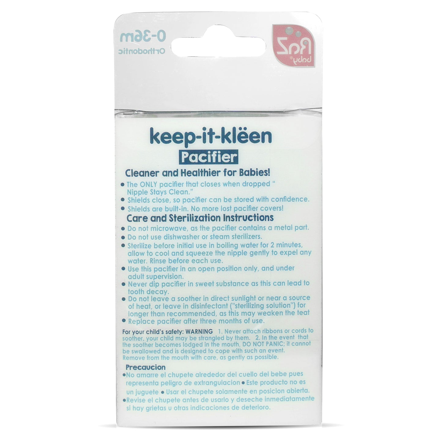 Keep-it-Kleen Pacifier – The Hygienic, Self-Closing Pacifier for Babies!